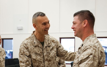 TF 51/5th MEB Sailor receives Fleet Marine Force pin