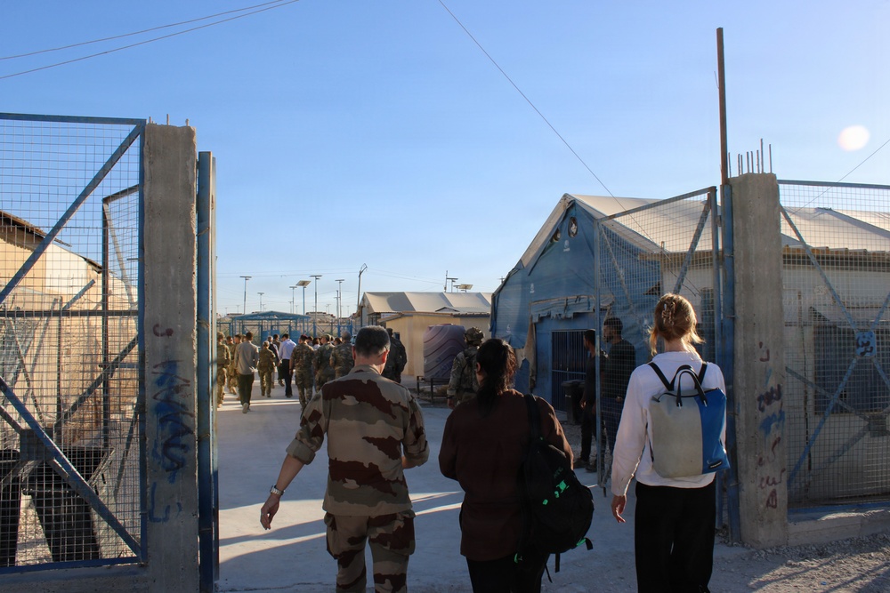 Al-Hol Camp Visit by Multinational Delegation