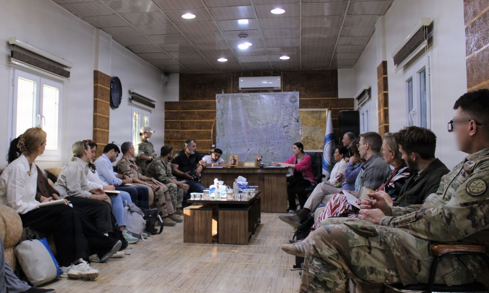 Al-Hol Camp Visit by Multinational Delegation