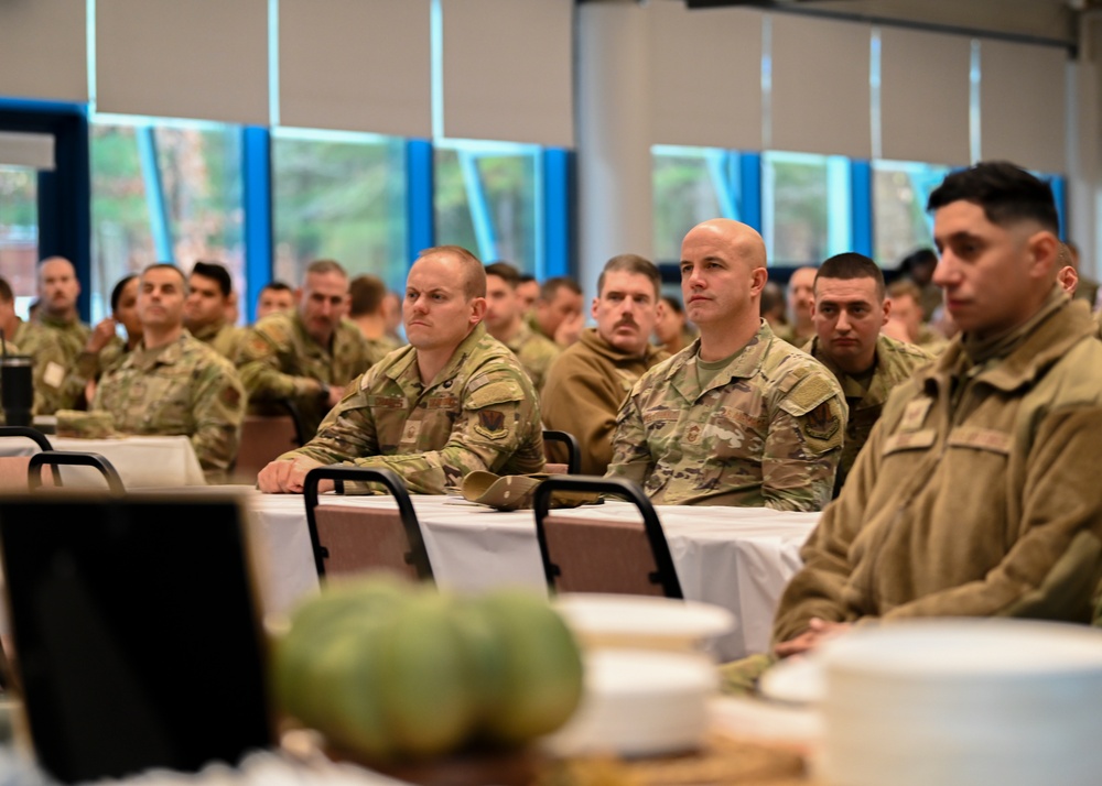 104th Fighter Wing Chaplain team holds resiliency Barnesgiving for members