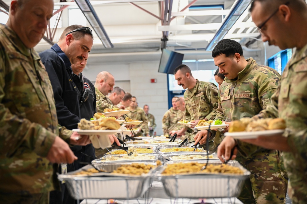 104th Fighter Wing Chaplain team holds resiliency Barnesgiving for members