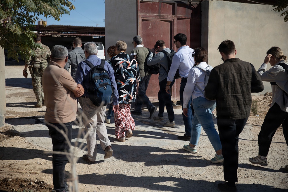 Al-Hol Camp Visit by Multinational Delegation