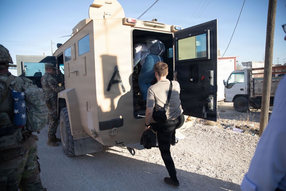 Al-Hol Camp Visit by Multinational Delegation