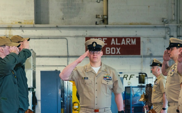 VX-1 holds commissioning ceremony