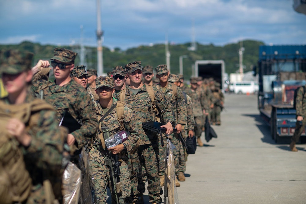 31st Marine Expeditionary Unit Embarks USS Tripoli