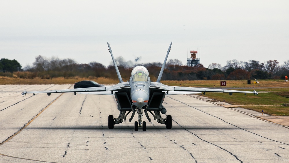 United States Navy Test Pilot School conducts flight operations