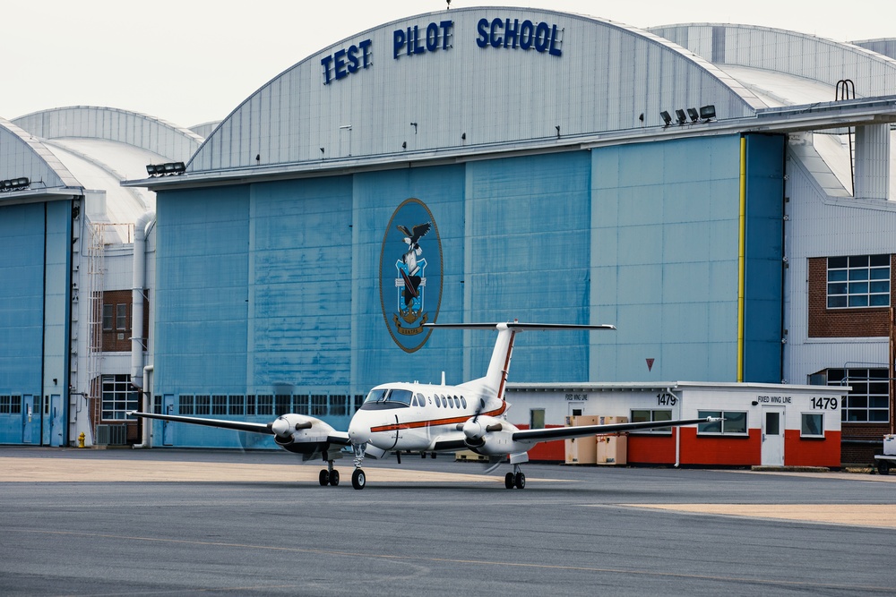 United States Navy Test Pilot School conducts flight operations