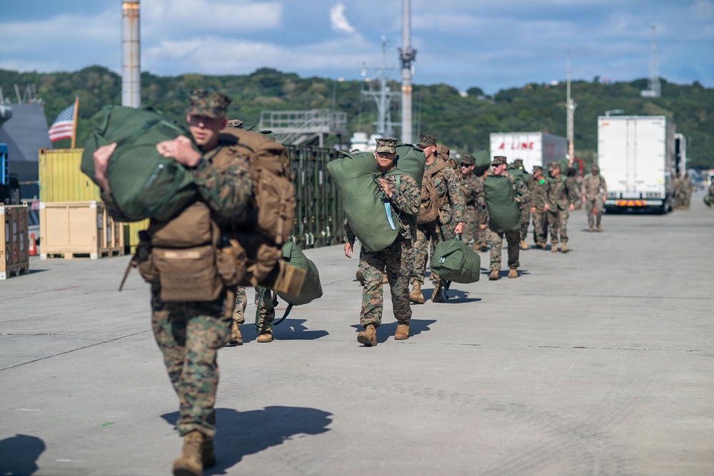 31st Marine Expeditionary Unit Embarks USS Tripoli