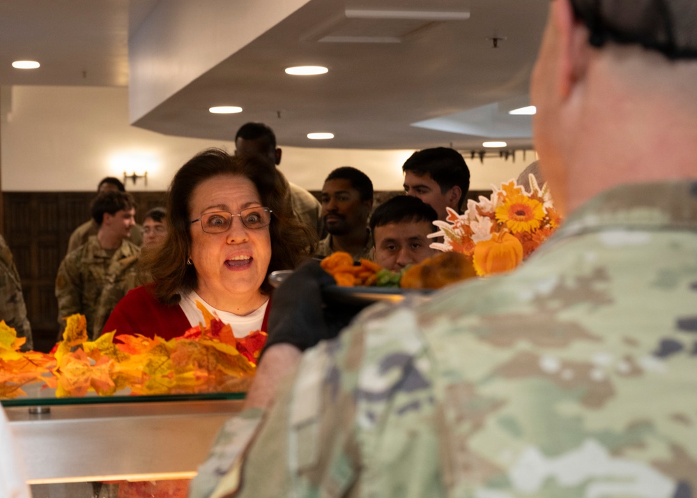 Thanksgiving lunch at RAF Mildenhall