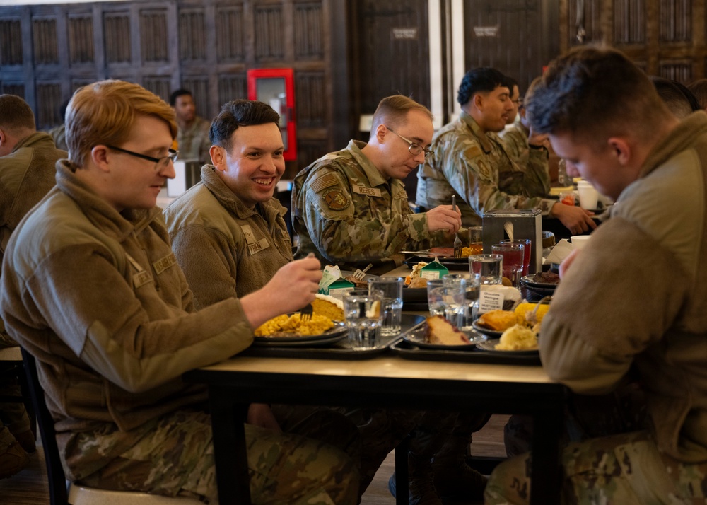 Thanksgiving lunch at RAF Mildenhall