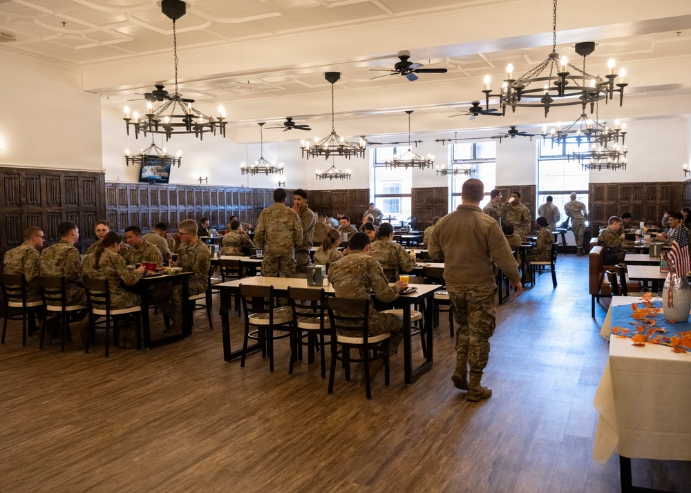 Thanksgiving lunch at RAF Mildenhall