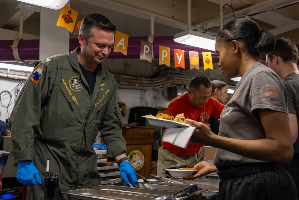 Abraham Lincoln conducts routine operations