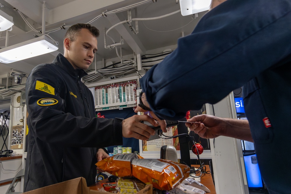 Abraham Lincoln conducts routine operations