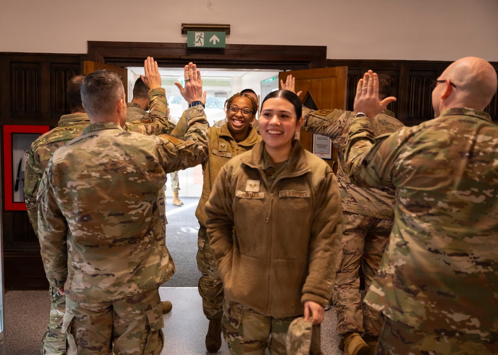 Thanksgiving lunch at RAF Mildenhall