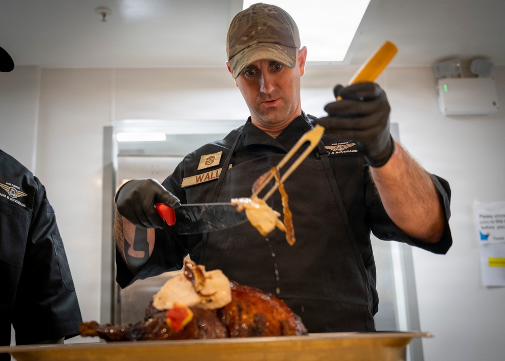 Thanksgiving lunch at RAF Mildenhall
