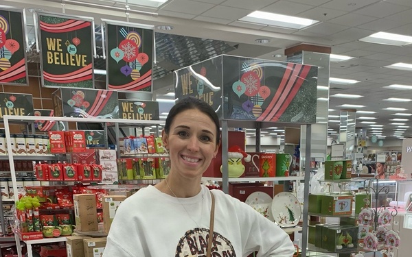 NEX patrons surprised and delighted during Navy Blue Holiday season