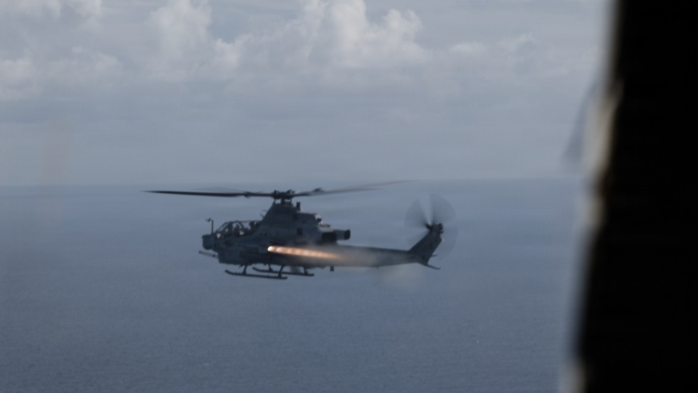 22nd MEU(SOC) | USS Fort Lauderdale VMM-263 Conducts an AIM-9 Sidewinder Missile Shoot Exercise