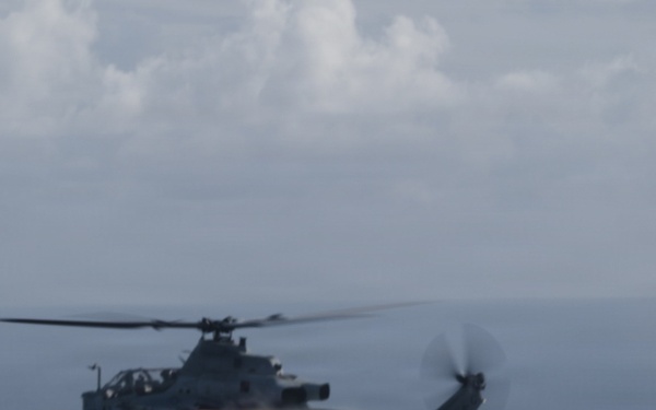 22nd MEU(SOC) | USS Fort Lauderdale VMM-263 Conducts an AIM-9 Sidewinder Missile Shoot Exercise