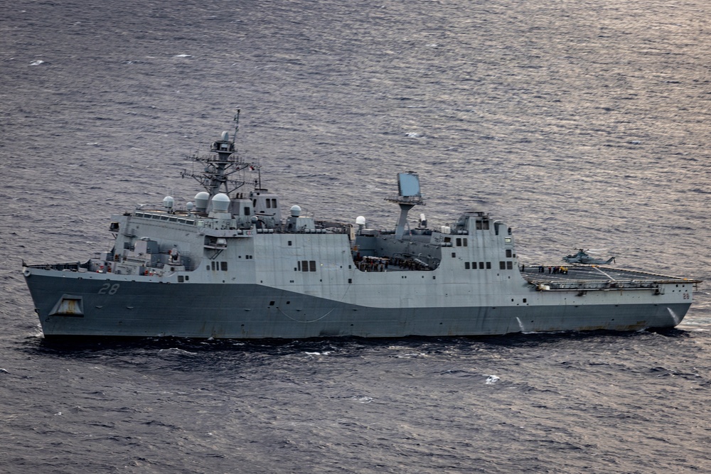 22nd MEU(SOC) | USS Fort Lauderdale VMM-263 Conducts an AIM-9 Sidewinder Missile Shoot Exercise