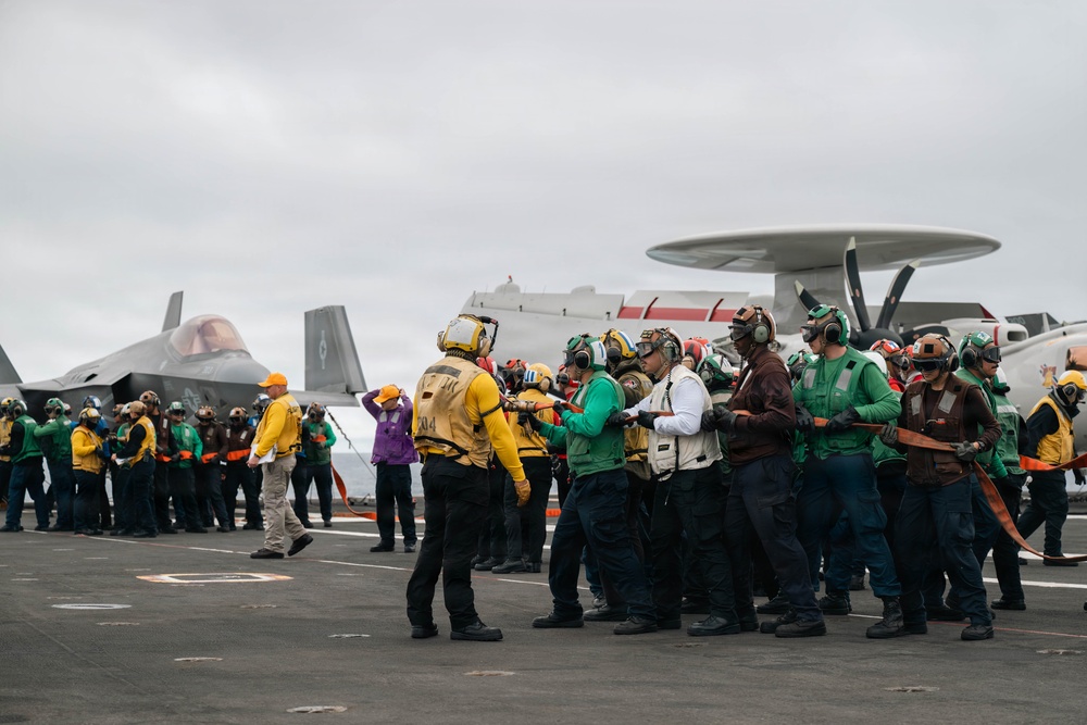 USS Theodore Roosevelt Damage Control Drill
