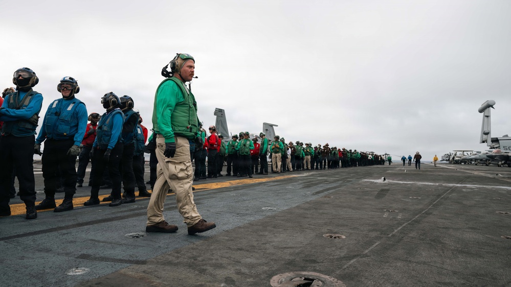 USS Theodore Roosevelt Damage Control Drill