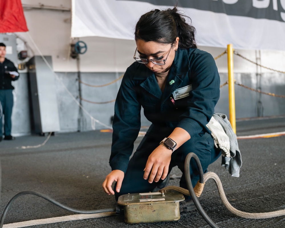 USS Theodore Roosevelt Damage Control Drill