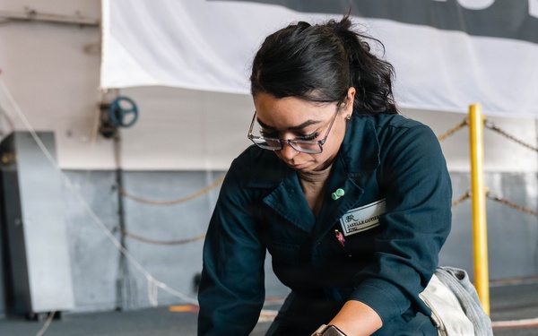 USS Theodore Roosevelt Damage Control Drill