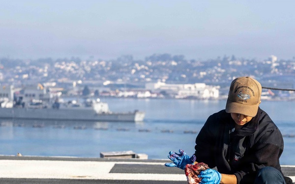 USS Theodore Roosevelt Maintenance