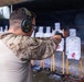 Reconnaissance Marines with the 24th Marine Expeditionary Unit conduct pistol and rifle shooting drills as a part of a modified qualification for Close Quarters Tactics training.