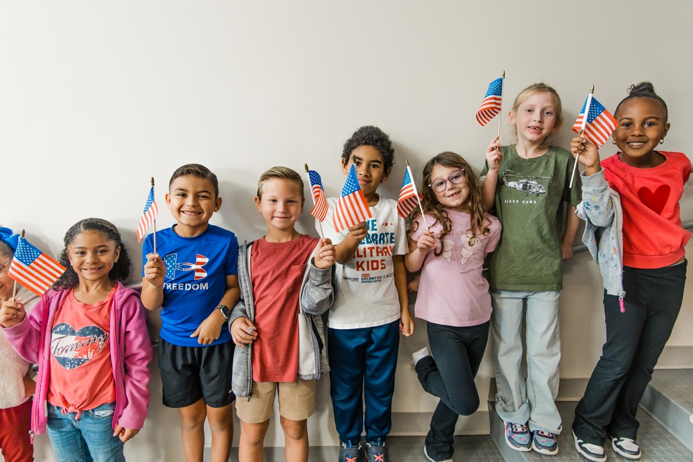 Ellis D. Parker elementary school honors veterans