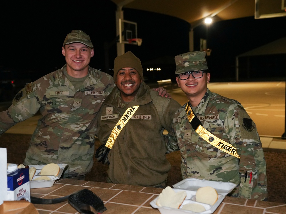 Creech Hosts Midnight Barbecue