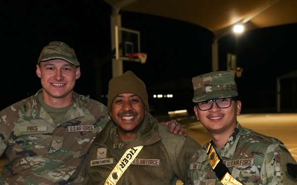 Creech Hosts Midnight Barbecue