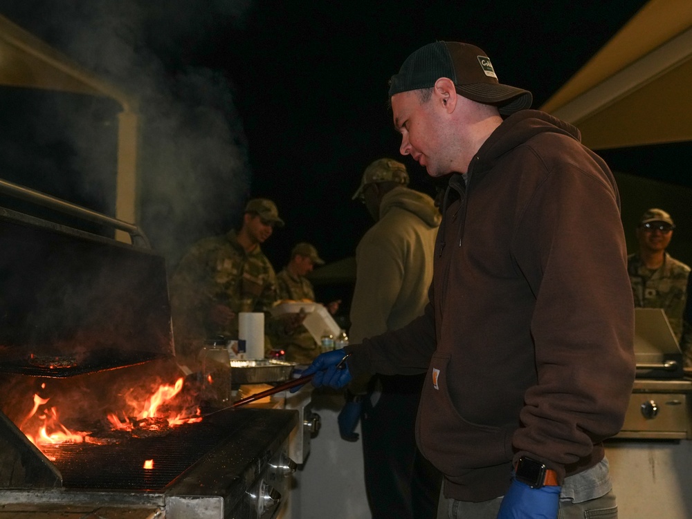 Creech Hosts Midnight Barbecue