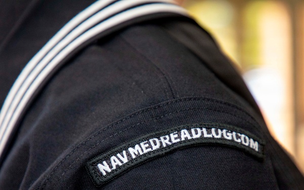 Sailors assigned to Navy Medicine and Readiness Logistic Command Detachment at Naval Medical Forces Atlantic Conduct Uniform Inspection