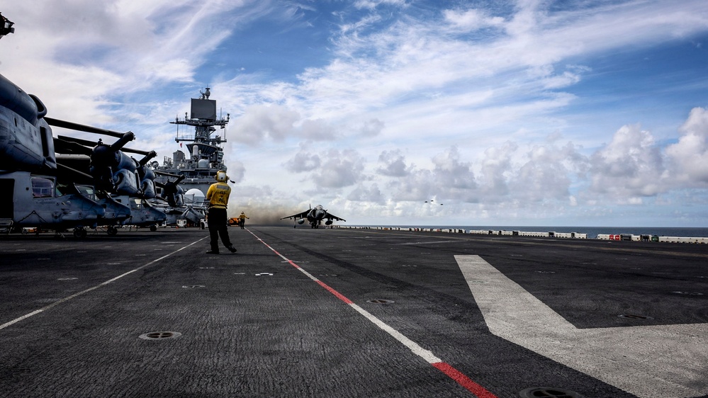 USS Iwo Jima Conducts Flight Operations
