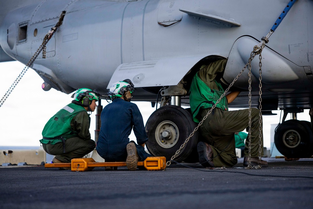 U.S. Marines Conduct Maintenance