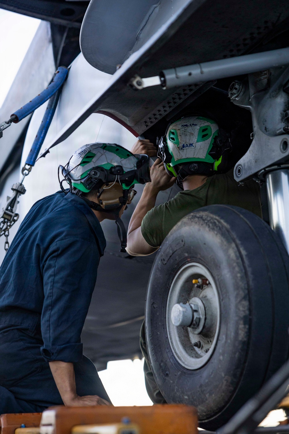U.S. Marines Conduct Maintenance