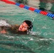 A Civil Affairs Soldier Swims Through a Water Survival Exercise at a German Armed Forces Proficiency Badge (GAFPB) Competition