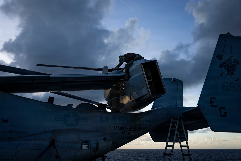 U.S. Marines Conduct Maintenance