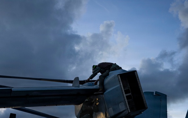U.S. Marines Conduct Maintenance