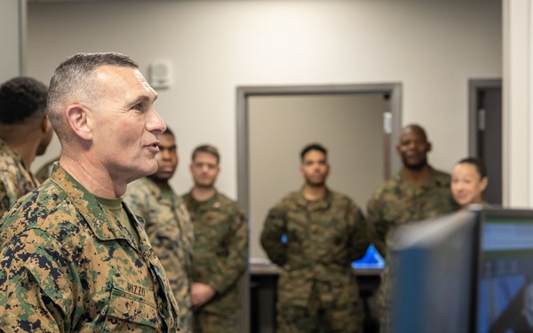 Brig. Gen. Rizzo Tours Regional Law Center East at Camp Lejeune