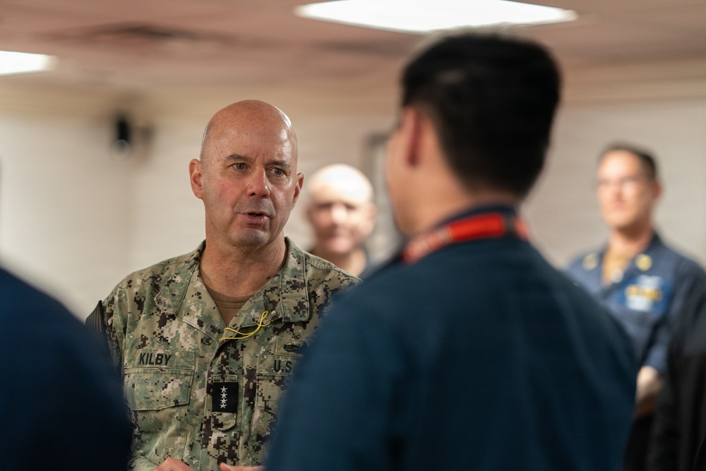 Adm. Kilby visits USS Dwight D. Eisenhower