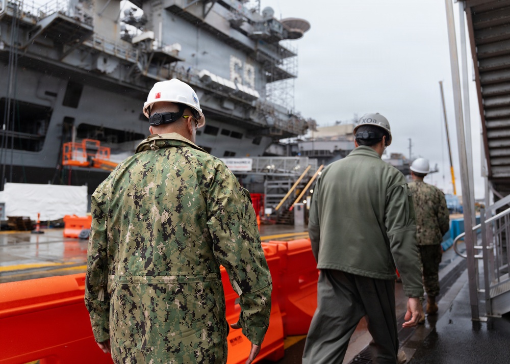 Adm. Kilby visits USS Dwight D. Eisenhower