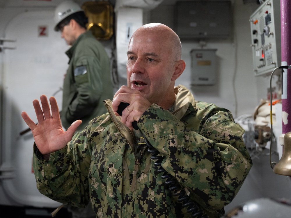 Adm. Kilby visits USS Dwight D. Eisenhower