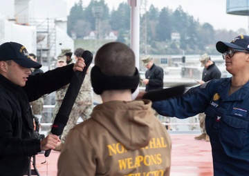 USS Ronald Reagan Sailors Complete Non-Lethal Weapons Training