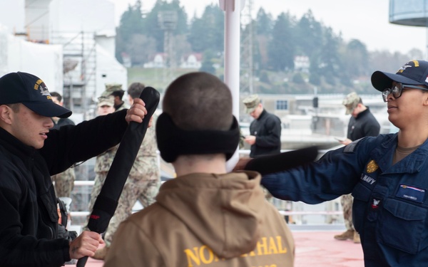 USS Ronald Reagan Sailors Complete Non-Lethal Weapons Training