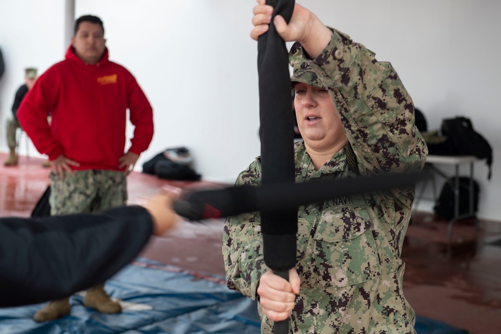 USS Ronald Reagan Sailors Complete Non-Lethal Weapons Training
