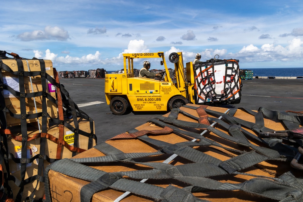 22nd MEU(SOC) | USS Iwo Jima Conducts Replenishment-at-sea