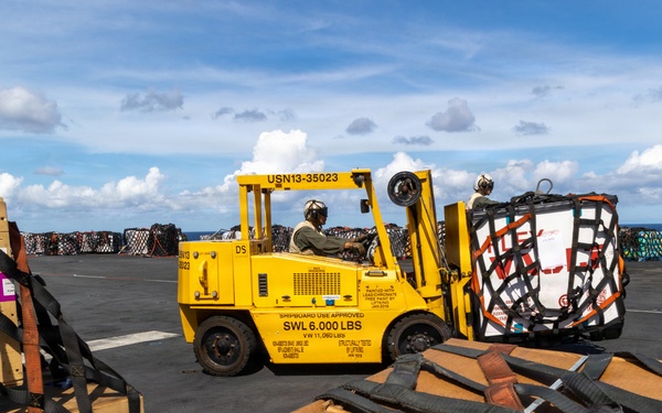 22nd MEU(SOC) | USS Iwo Jima Conducts Replenishment-at-sea