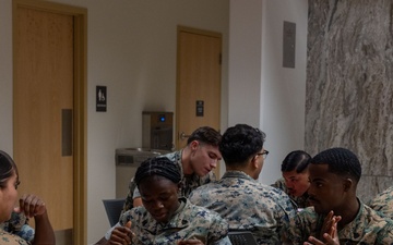 Marines with Camp Blaz host a Thanksgiving potluck